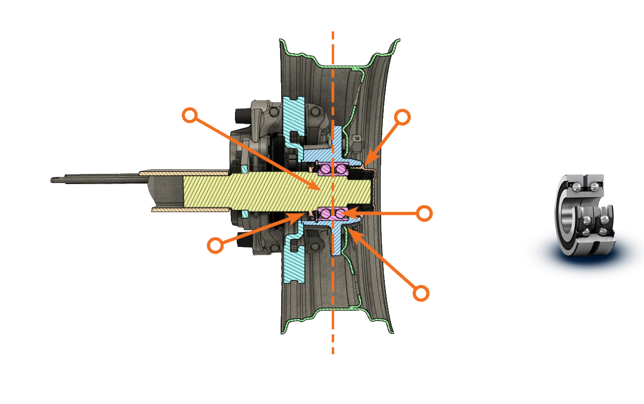 Unihub - Sealed bearing hub