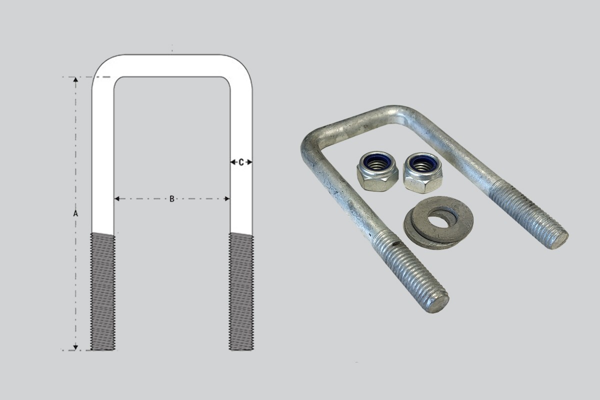 UBolt Size Chart Trailparts Australia