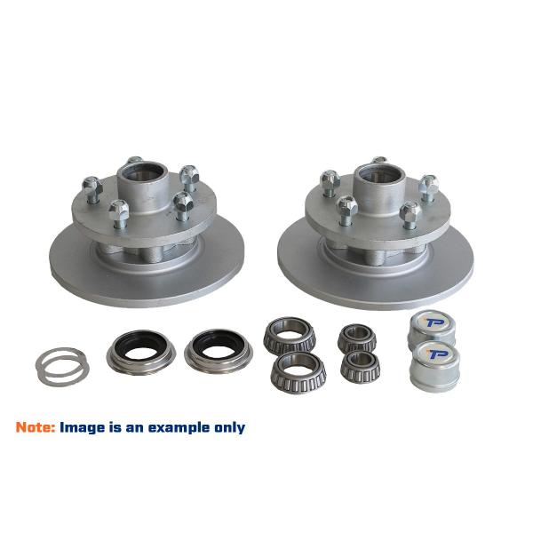 product image for 225mm Cast iron Disc 1750kg Hub kit 6 x 5 1/2"