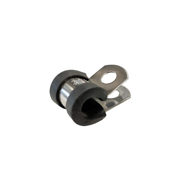 product image for P-clips 8mm, Stainless Steel & Rubber
